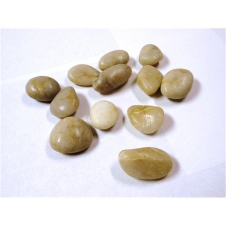 VISTA 1.2-2 in. Extra Large Polished Stone Bag, 2 lbs - Natural Mixed Colors VI2626633